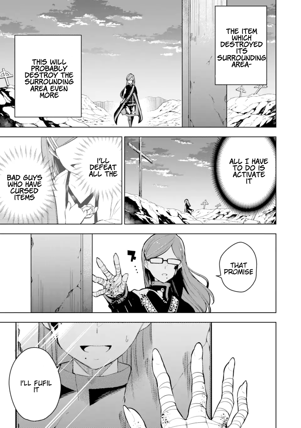 Sobiwaku Zero no Saikyou Kenshi Demo, Noroi no Soubi (kawaii) Nara 9999-ko Tsuke-hodai Chapter 26.3 2